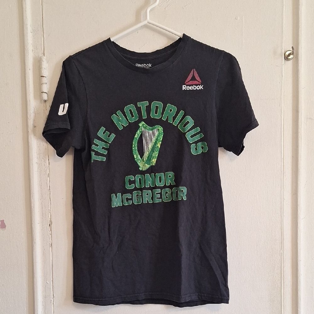 Conner McGreggor Black Graphic Tee Shirt
